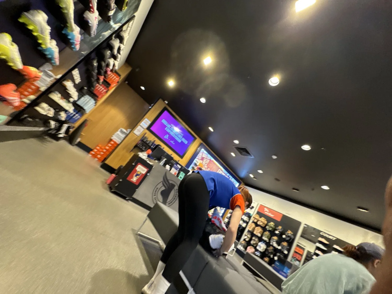 Redhead AF employee with a petite ass image 10