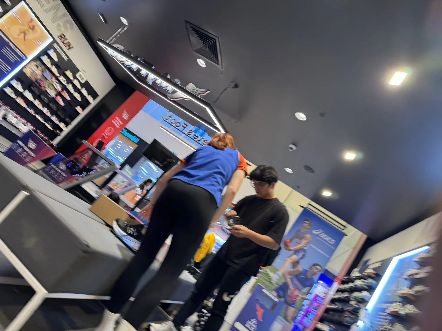 Redhead AF employee with a petite ass image 11