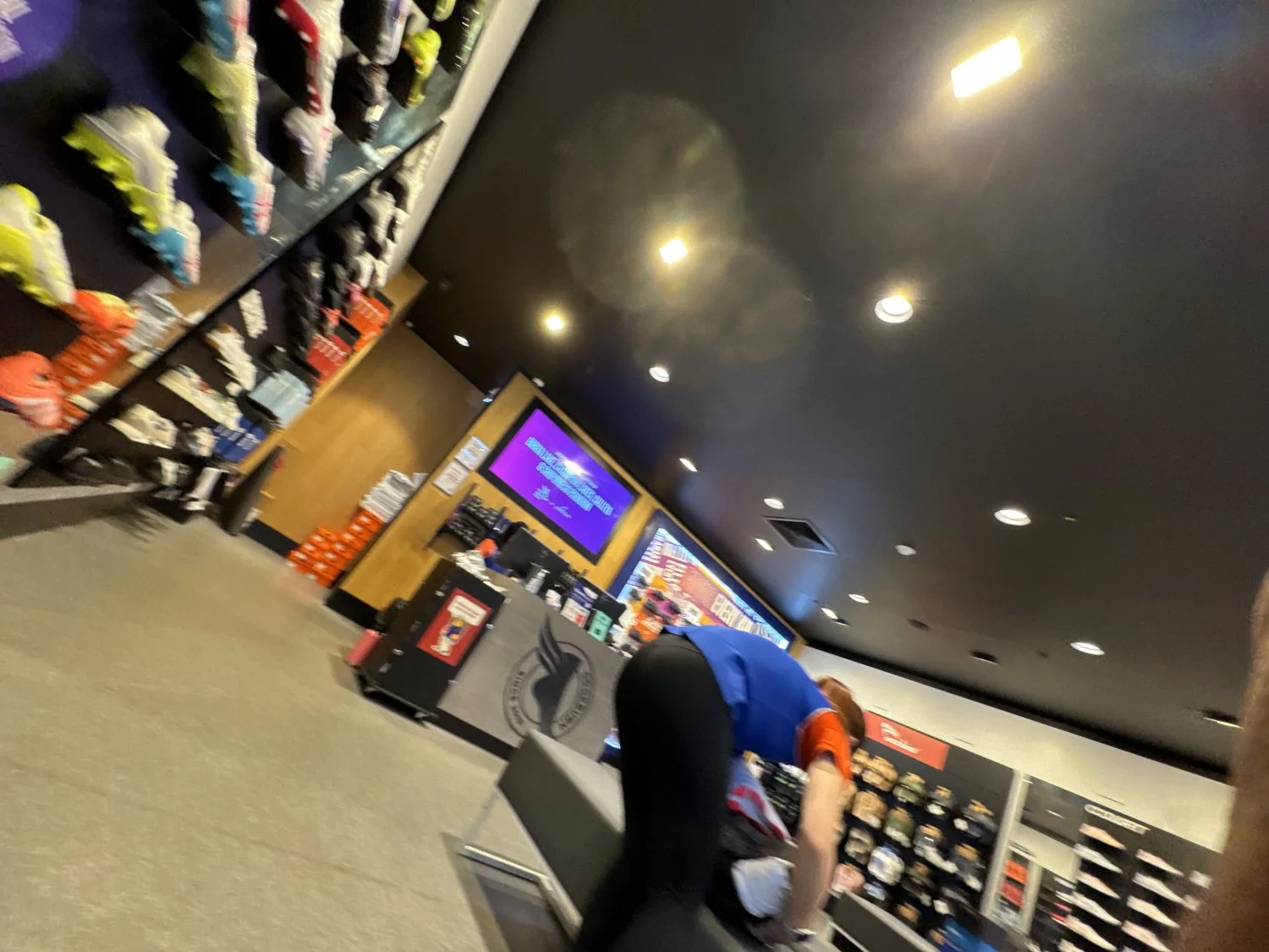 Redhead AF employee with a petite ass image 2