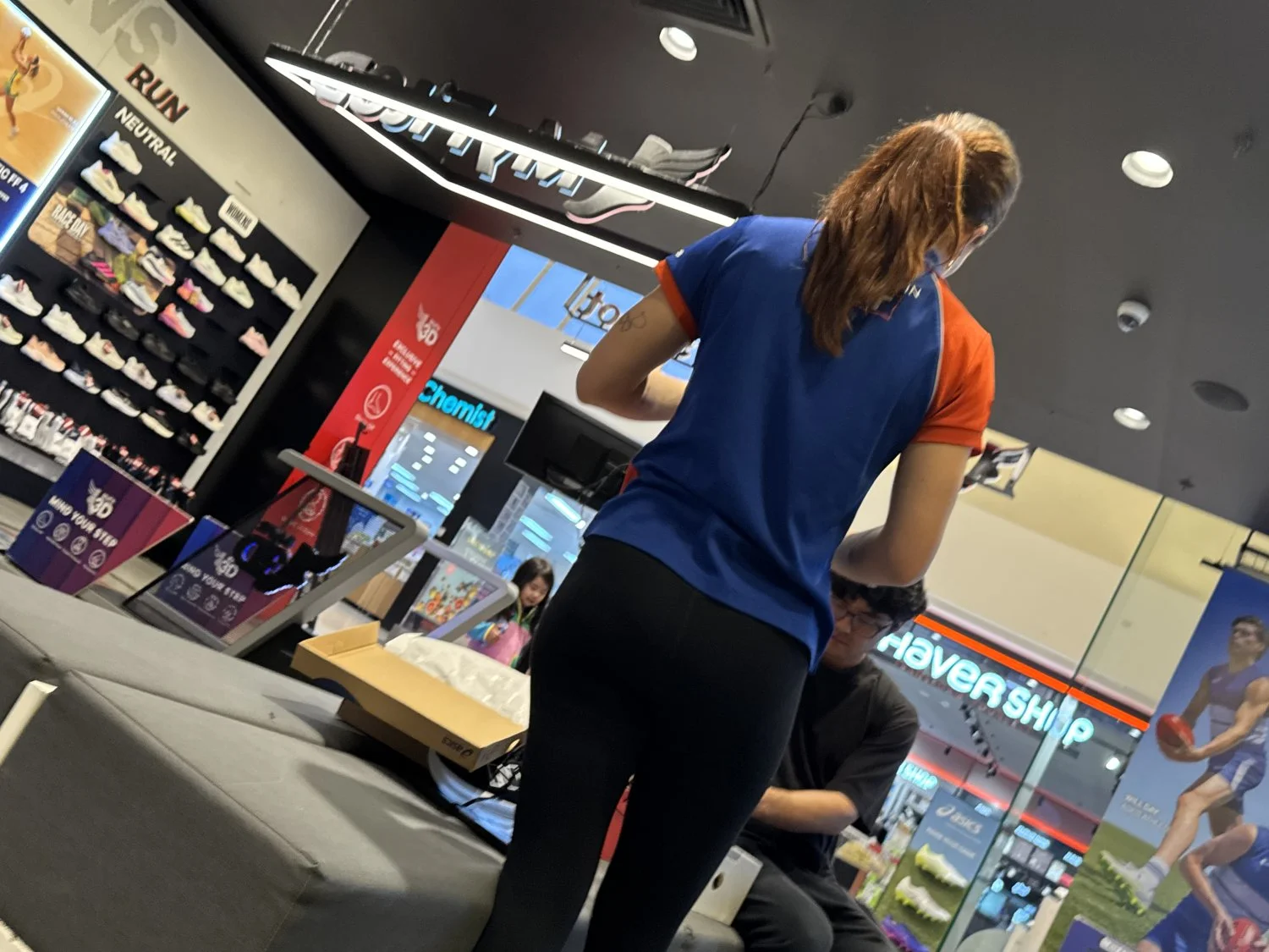 Redhead AF employee with a petite ass image 20