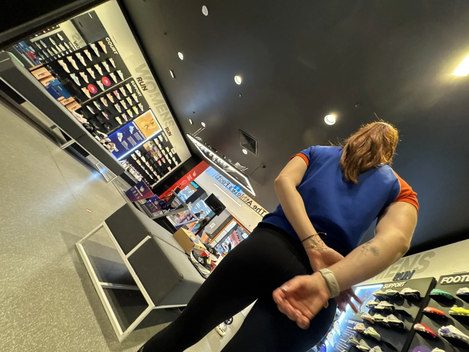 Redhead AF employee with a petite ass image 25
