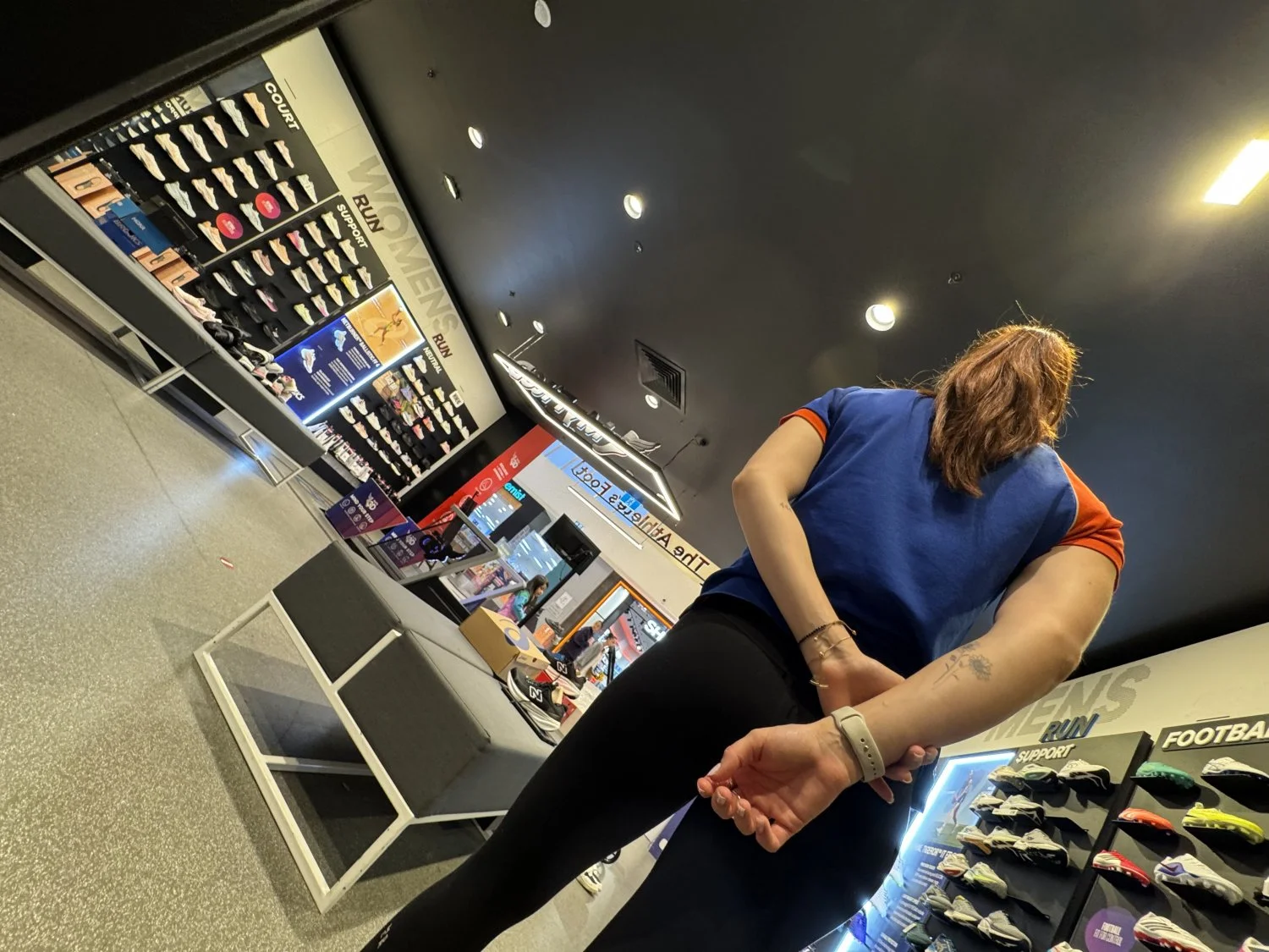 Redhead AF employee with a petite ass image 29