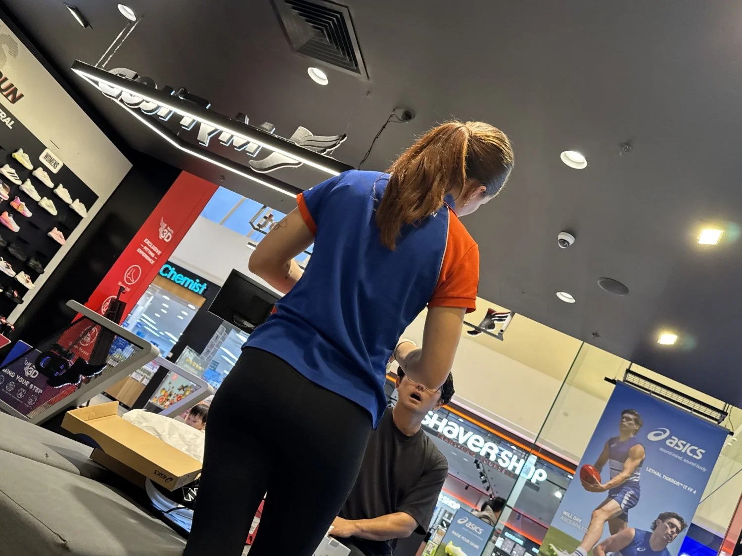 Redhead AF employee with a petite ass image 3