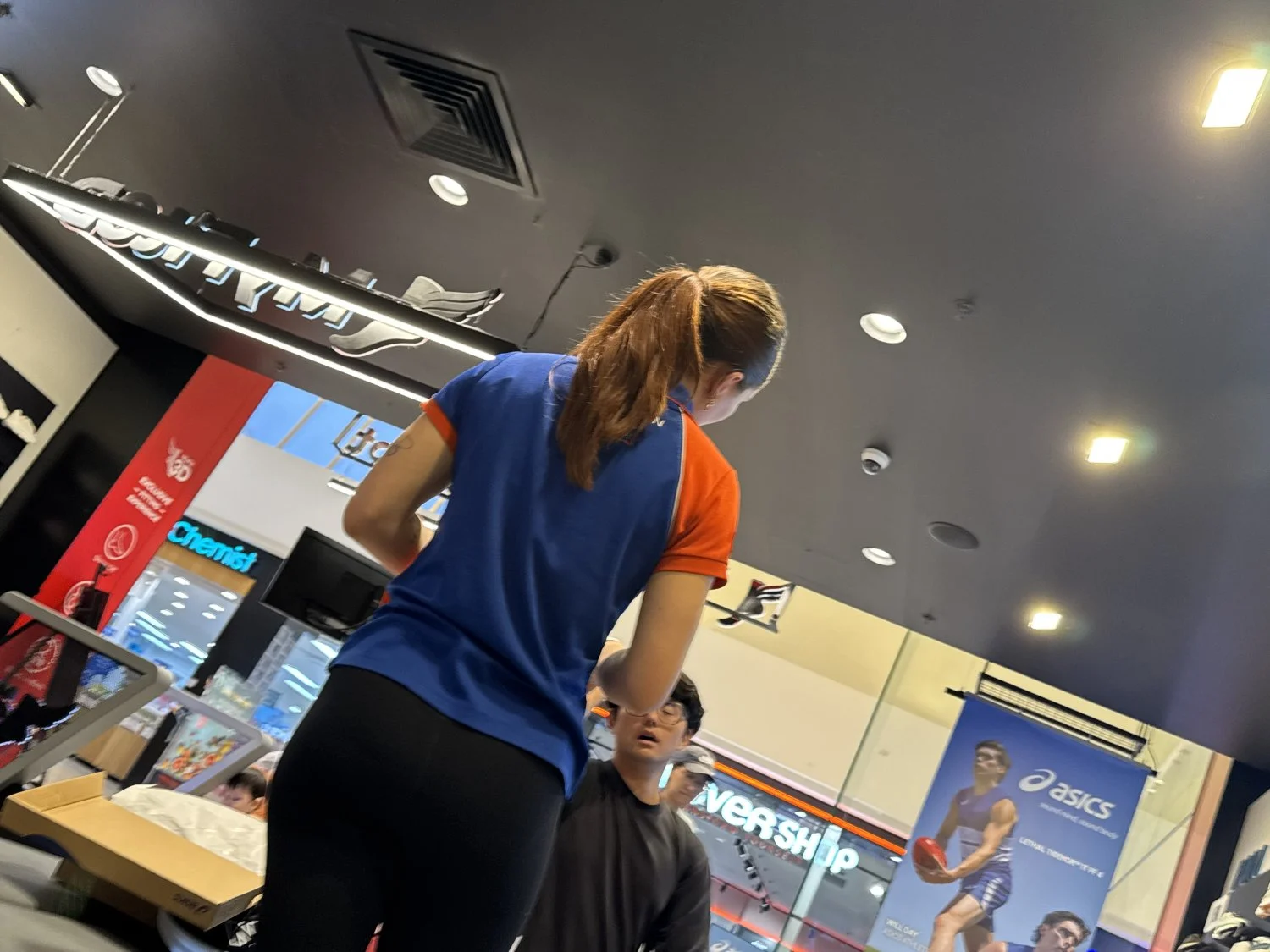 Redhead AF employee with a petite ass image 30