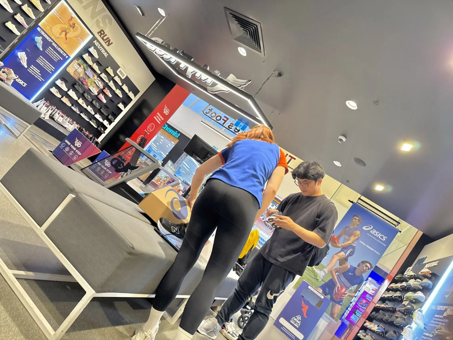 Redhead AF employee with a petite ass image 5