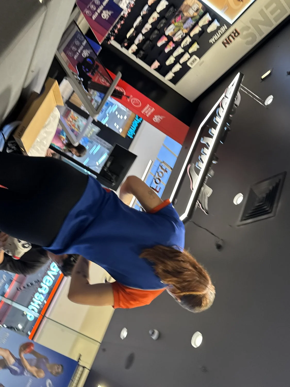 Redhead AF employee with a petite ass image 6