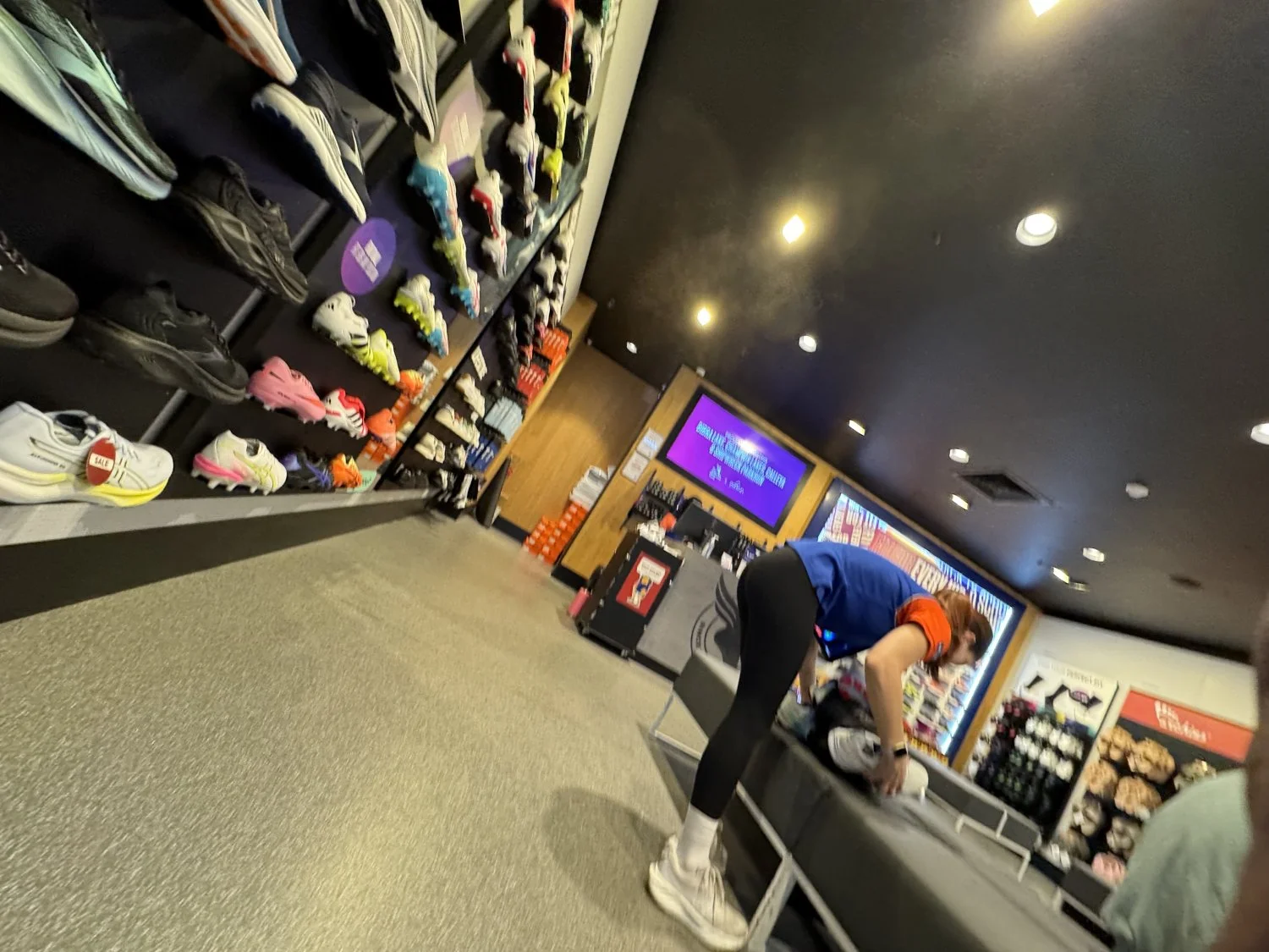 Redhead AF employee with a petite ass image 7