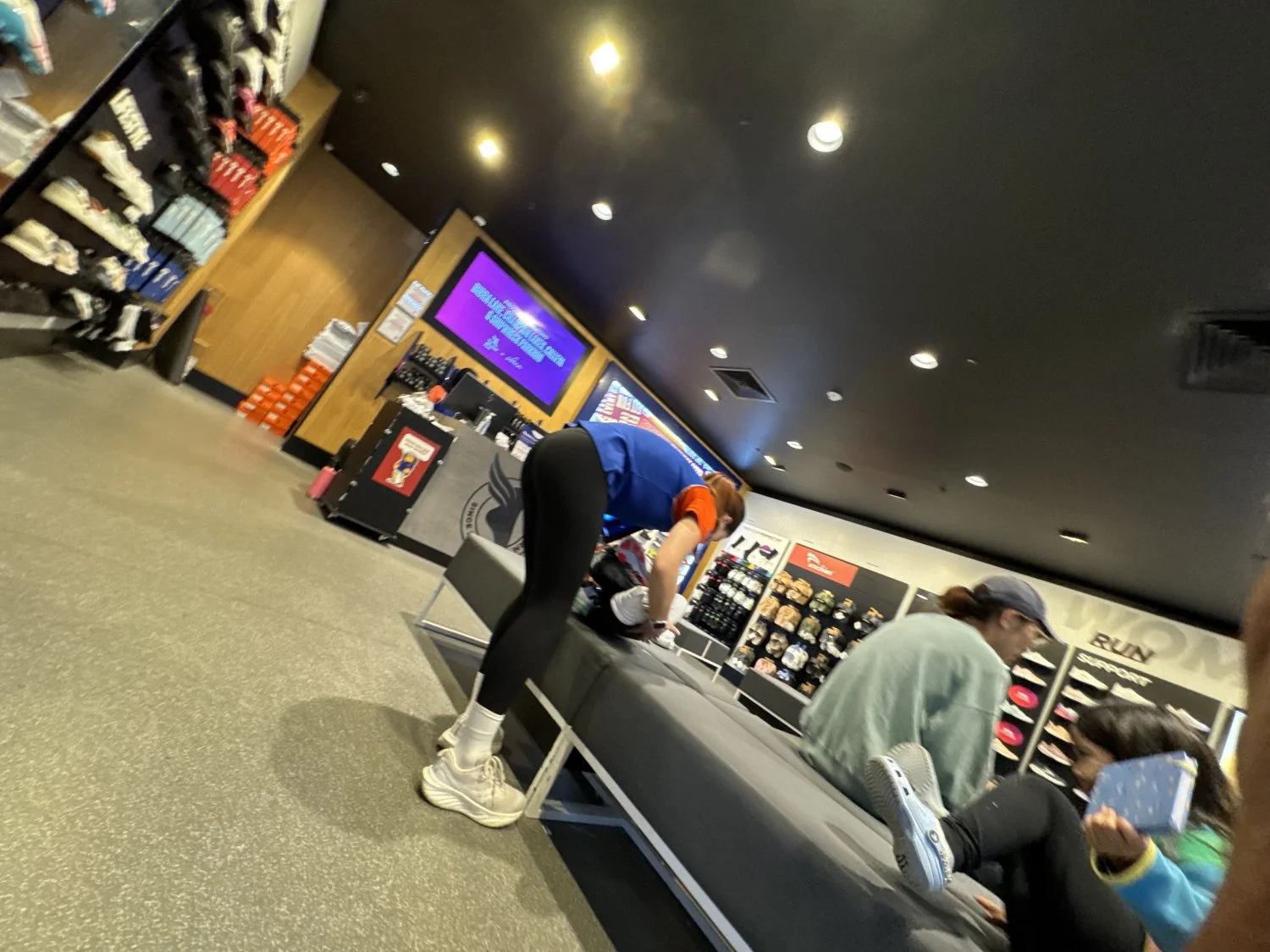 Redhead AF employee with a petite ass image 9