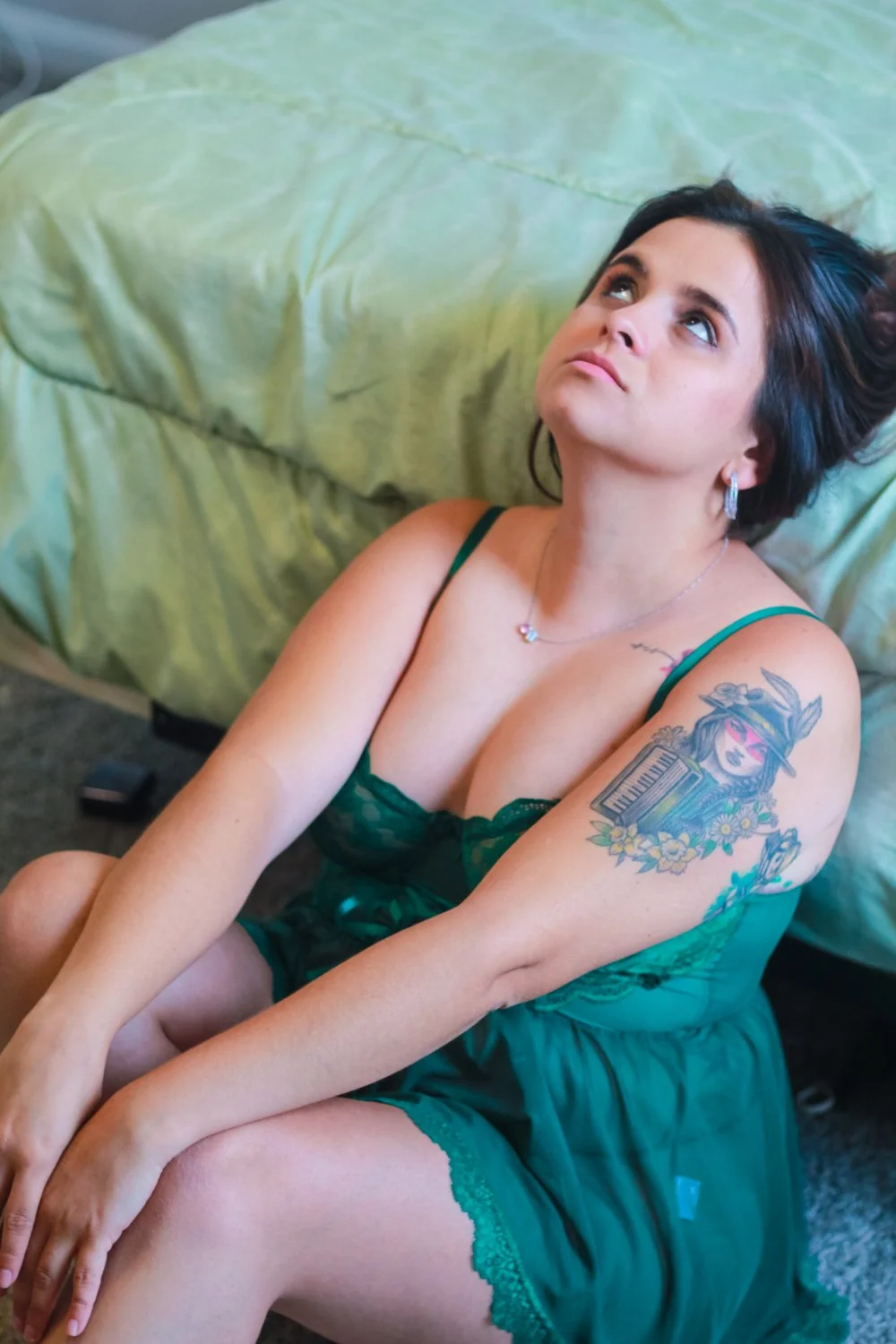 Green dress image 30
