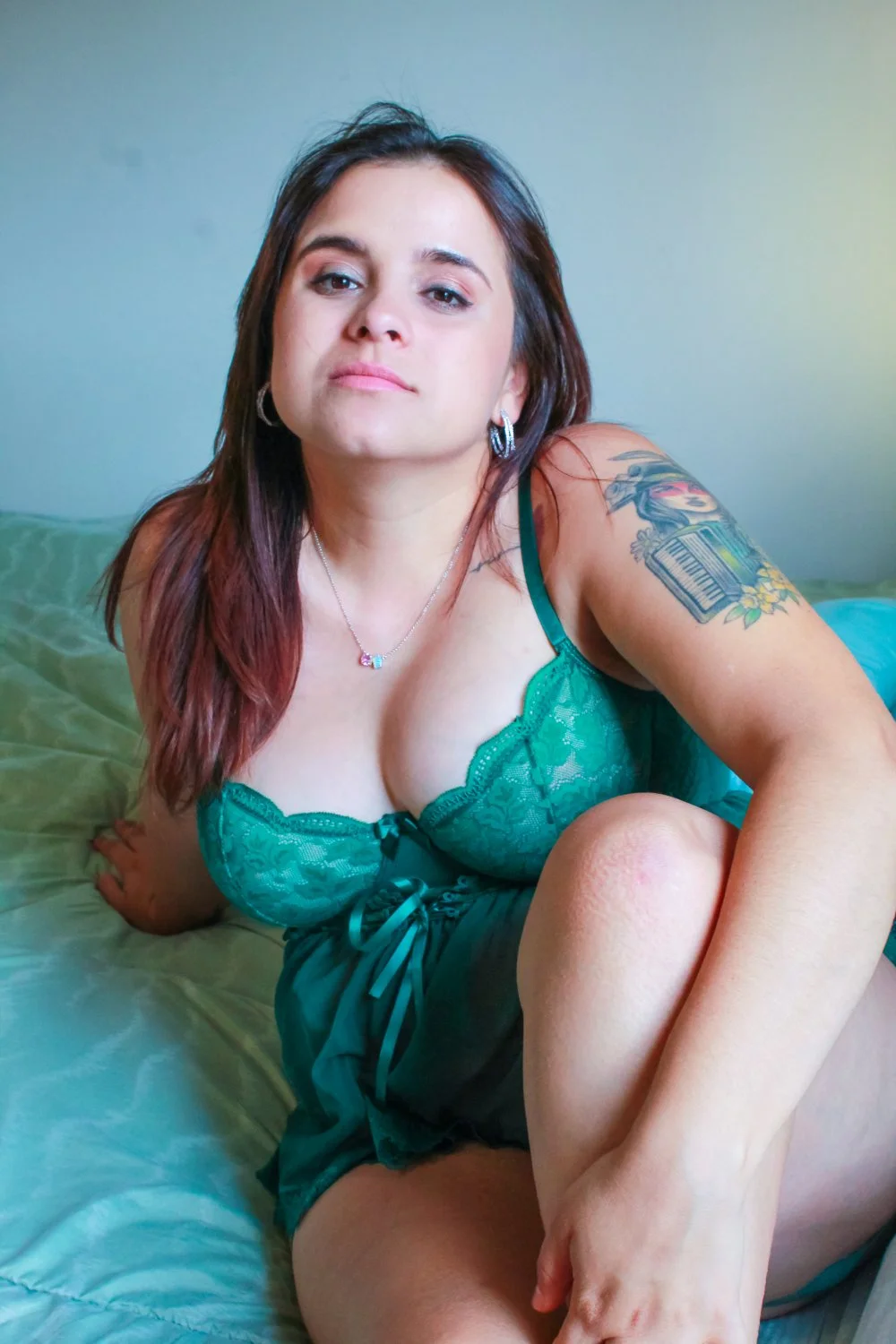 Green dress image 38