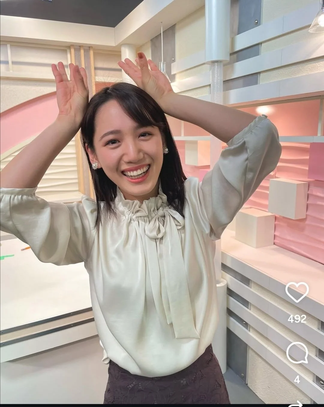 🔚Japanese　顔抜き　アナウンサー　山本倖千恵　ソフトエロ　一発やりたい image 21