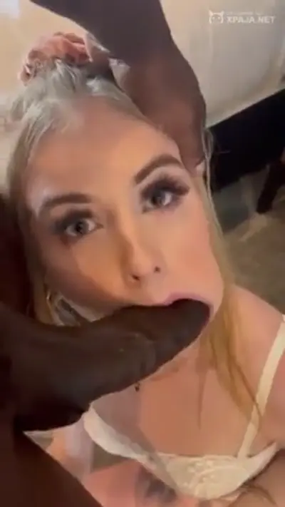 Cute Baby Girl Eats Black Meat cover image