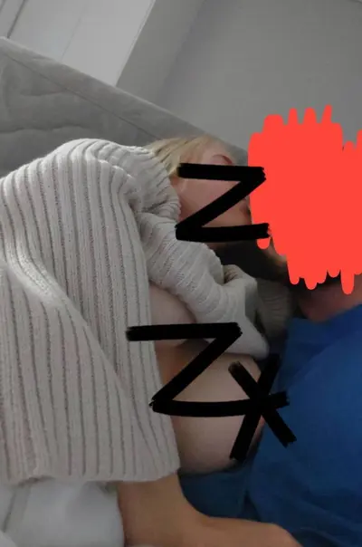 Censored busty slut girlfriend leaked cover image