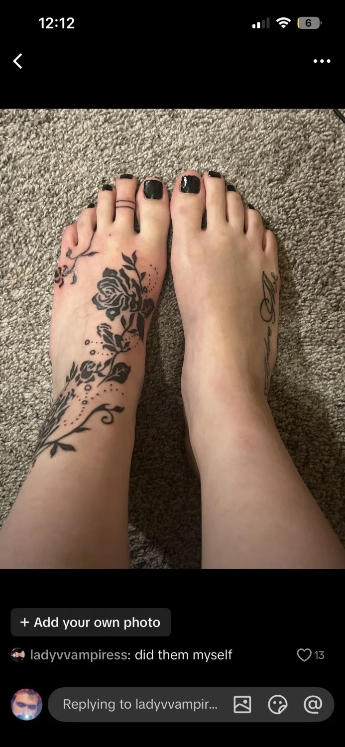 Tatted Feet image 4