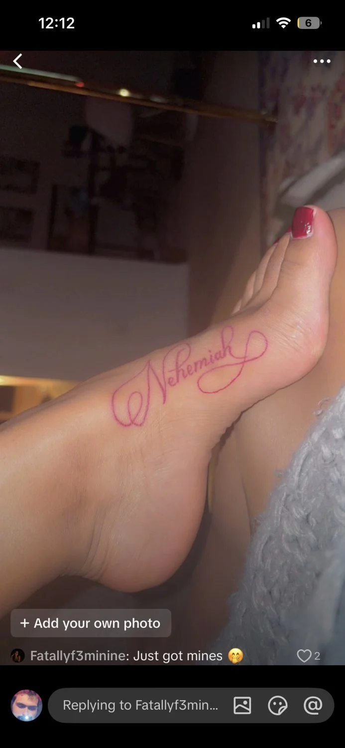 Tatted Feet image 5