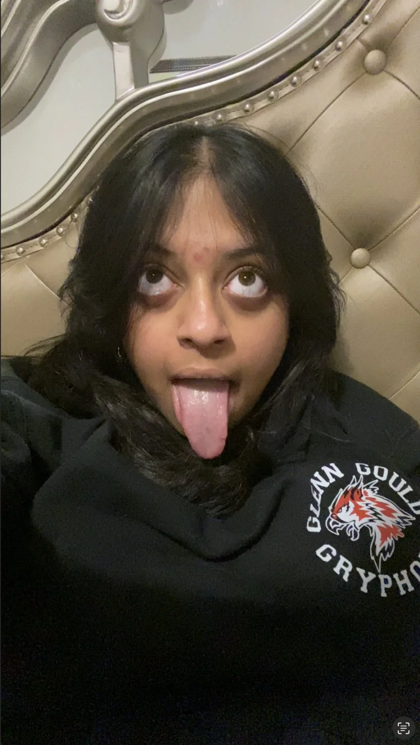 E-slut Athistaa loves showing off her tits and making ahegao faces image 2