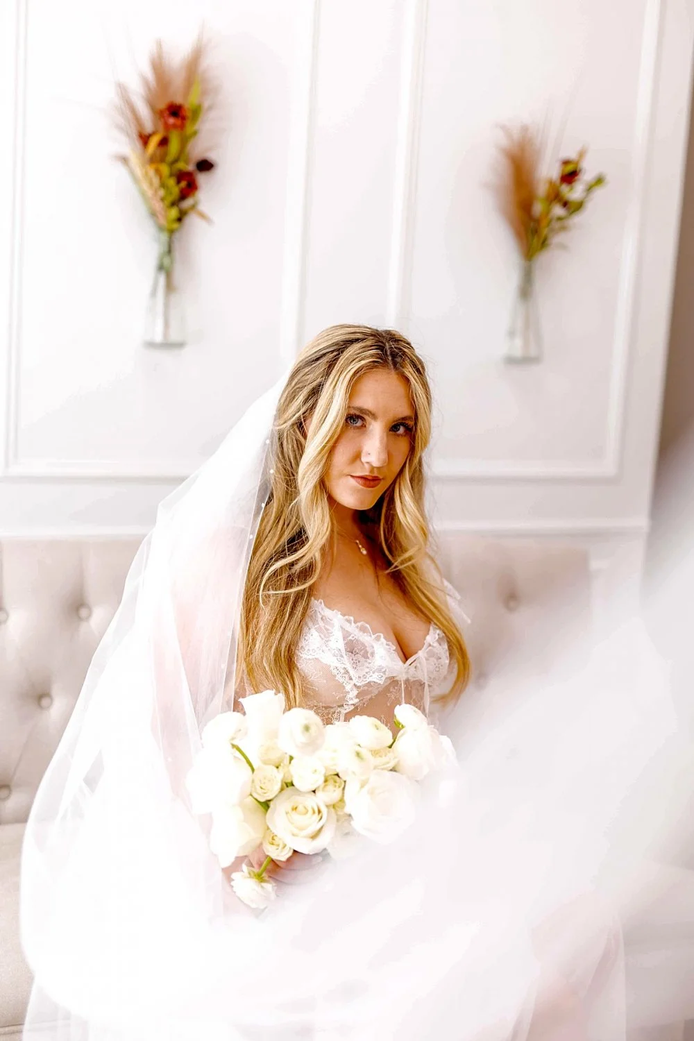 PAWG blonde wifey boudoir image 11