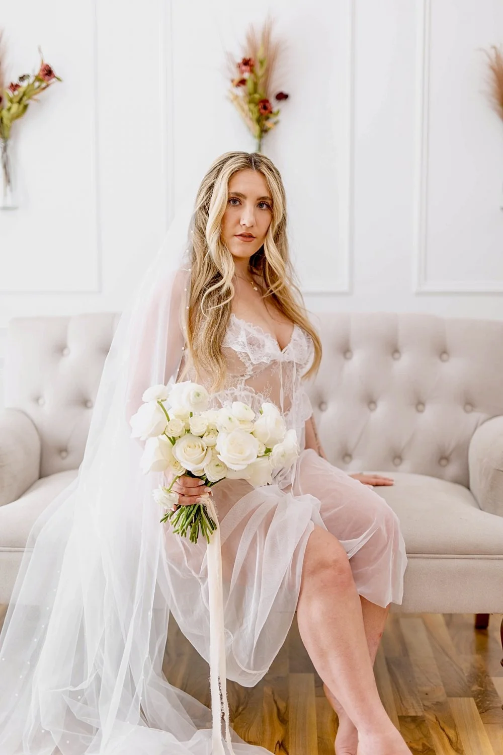 PAWG blonde wifey boudoir image 3