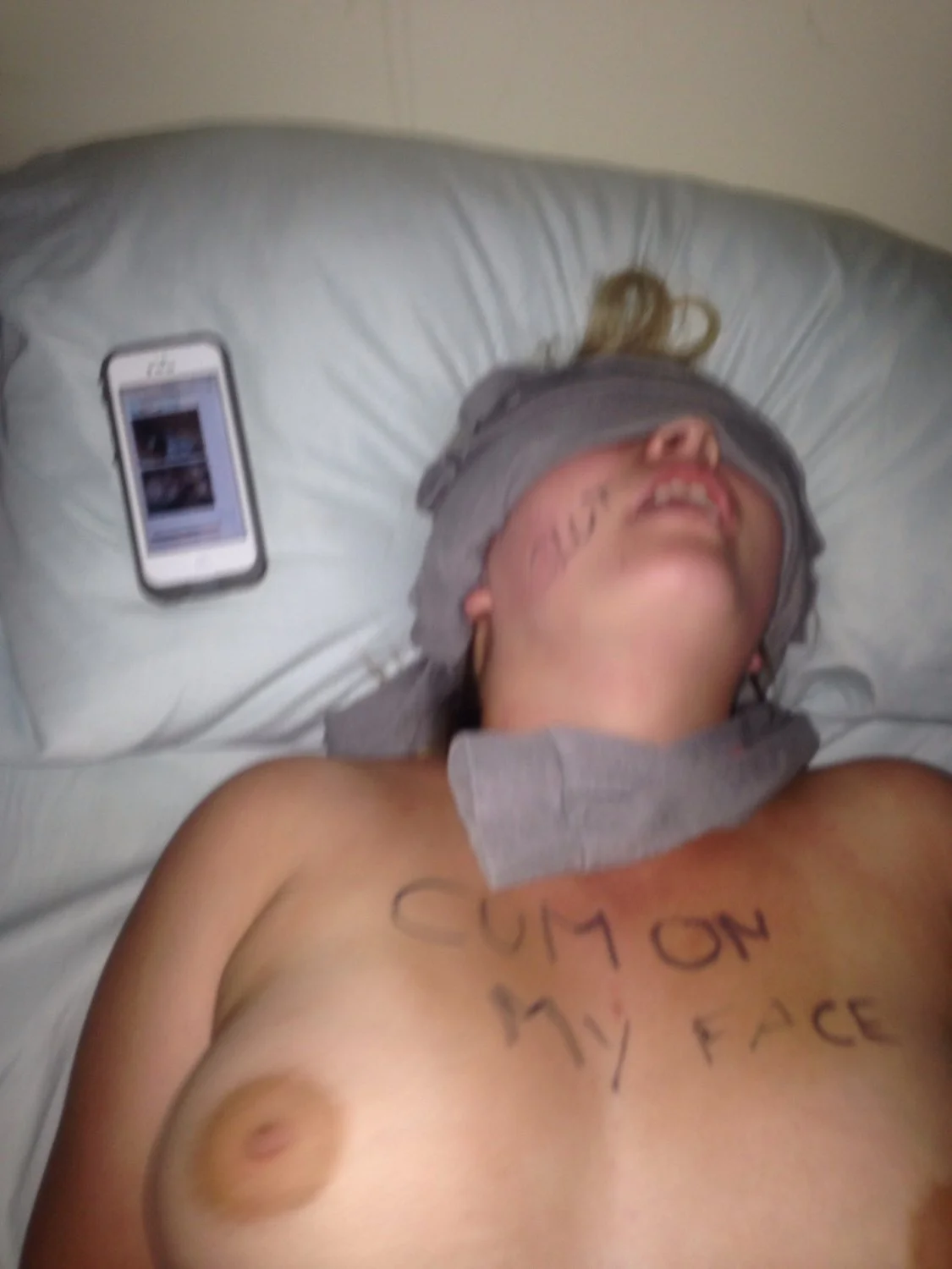 Lovely exposed slut wife image 12