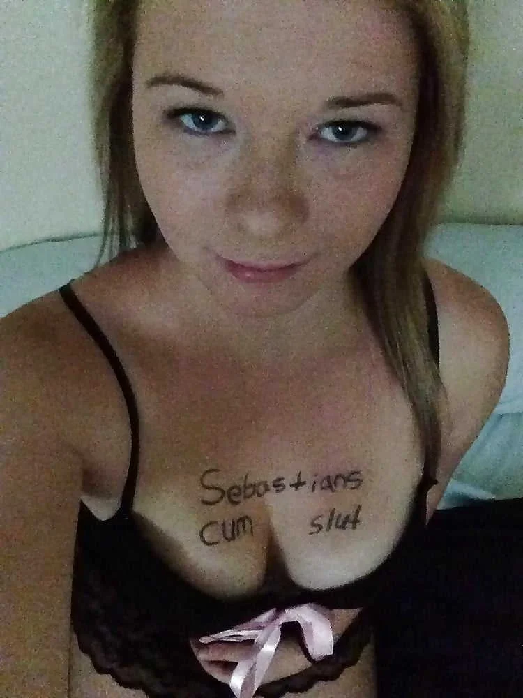 Lovely exposed slut wife image 5