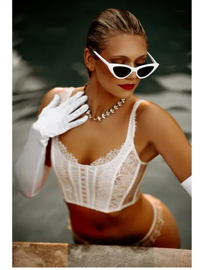 Fucking wow bride boudoir cover image