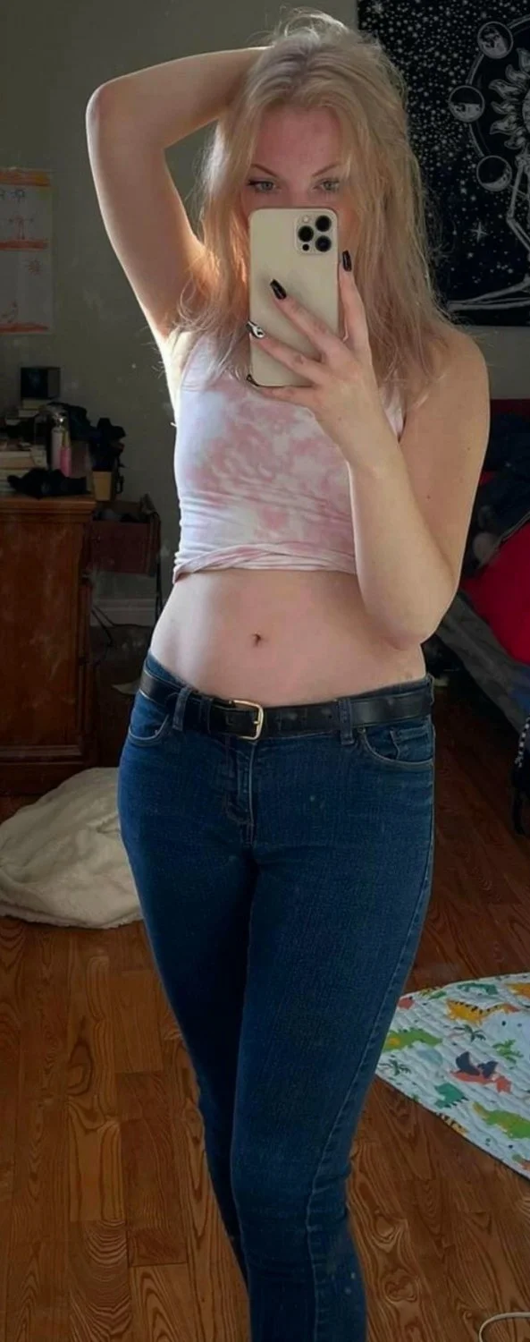 Puffy Blonde Slut image 2