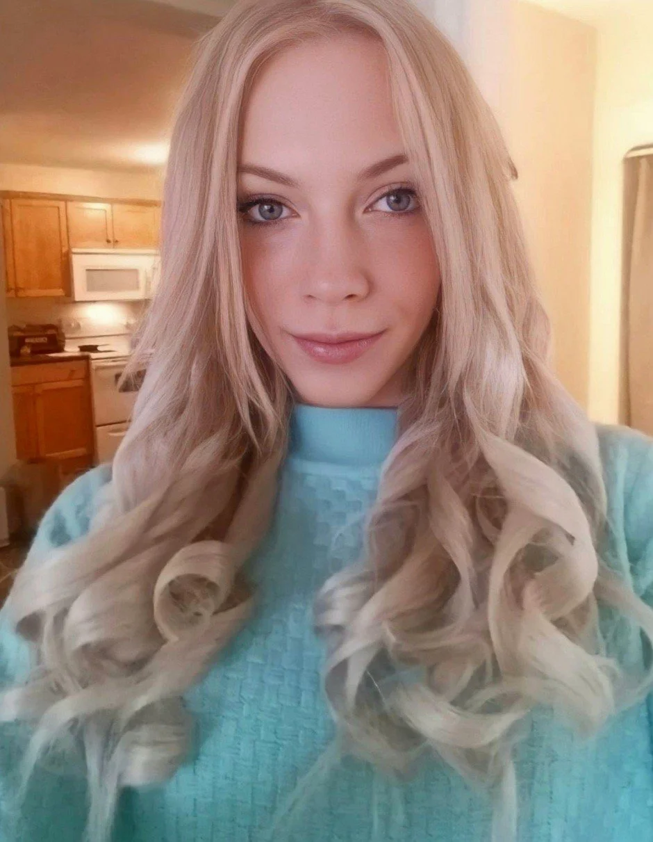 Puffy Blonde Slut image 5