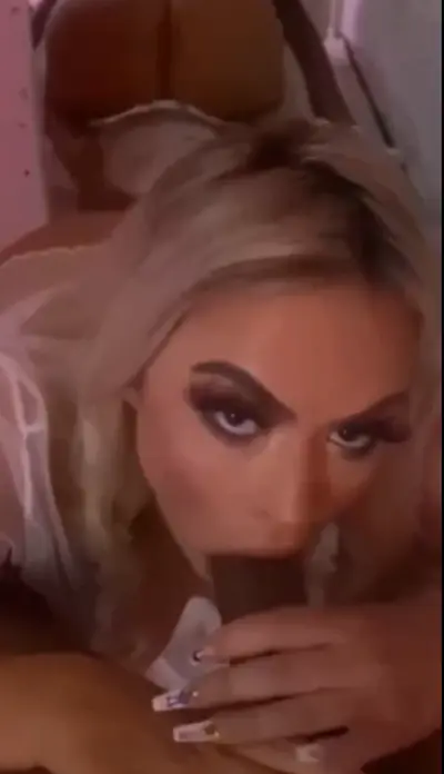 Hot blonde pawg sucks bbc cover image