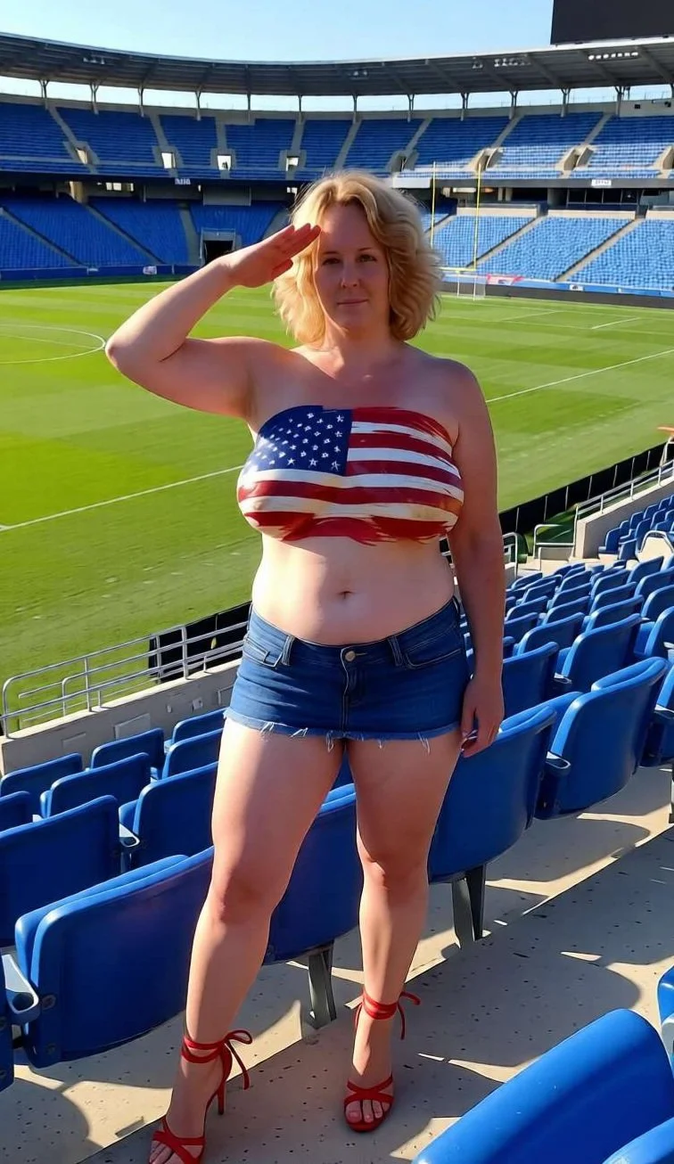 Soccer beauty's showing off their airbrushed pride image 1