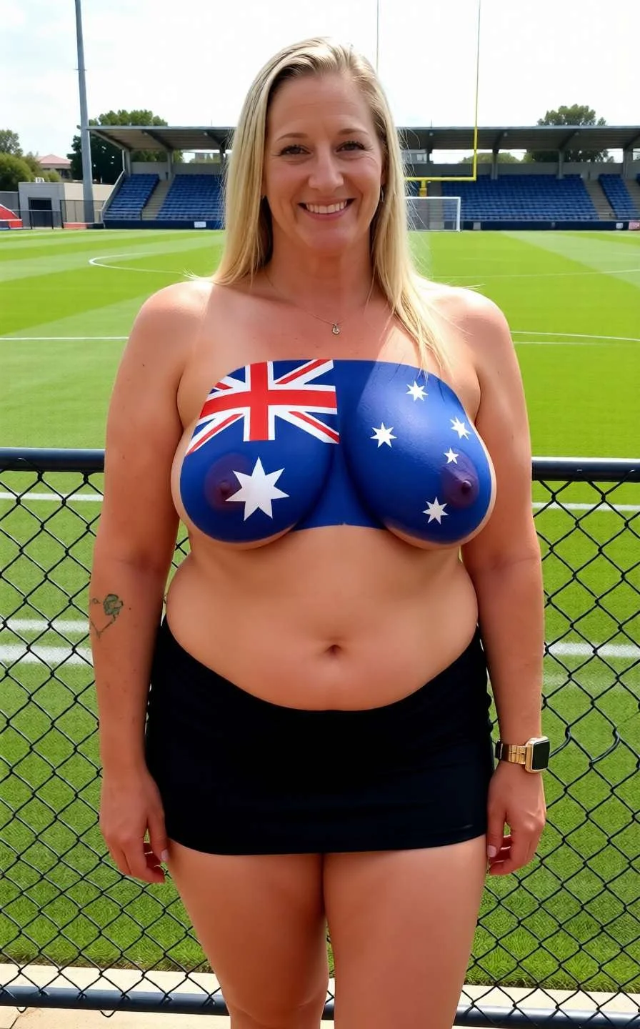 Soccer beauty's showing off their airbrushed pride image 7