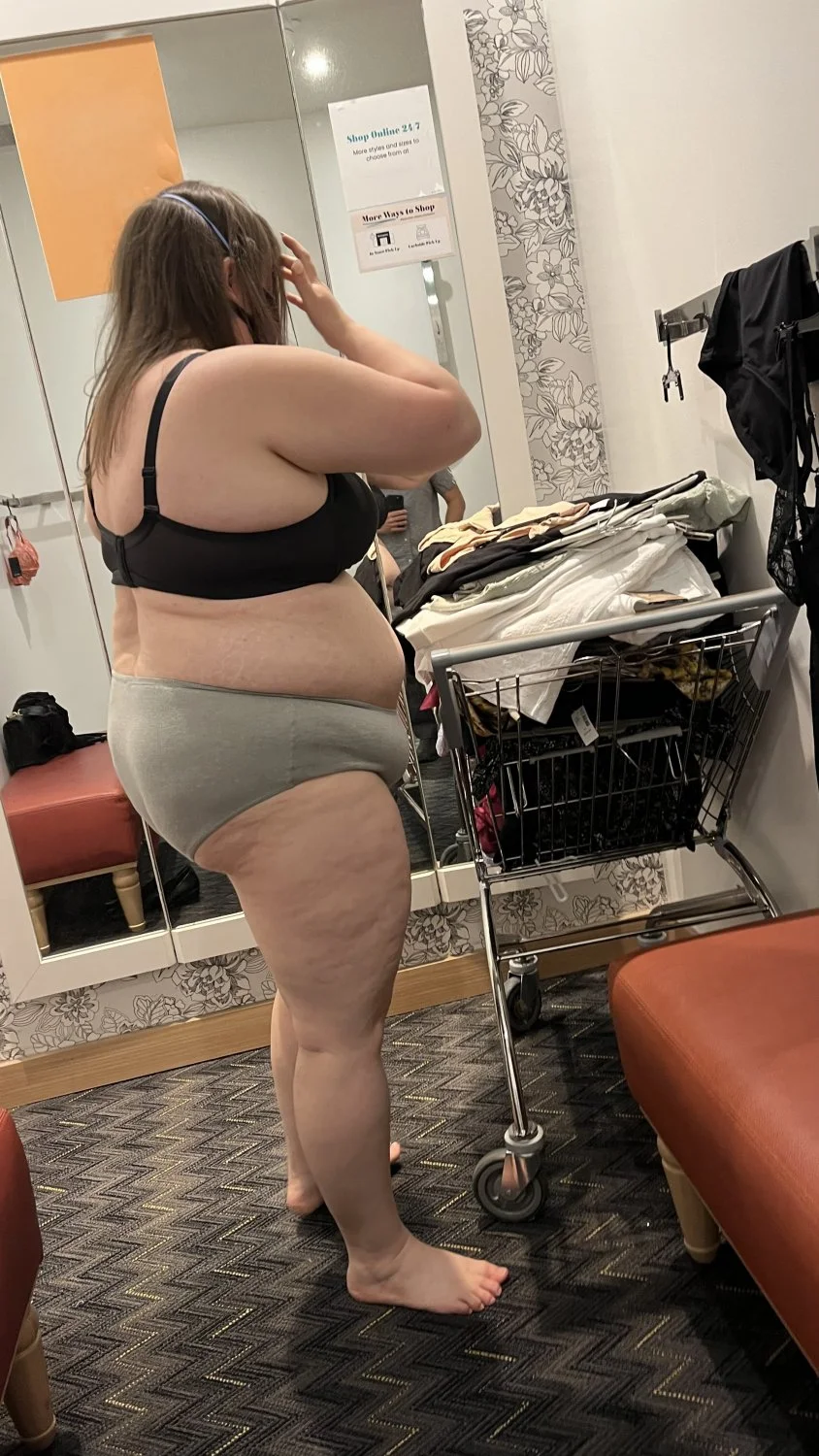 Perving out on my fat wife in the fitting room + more! Please repost image 11