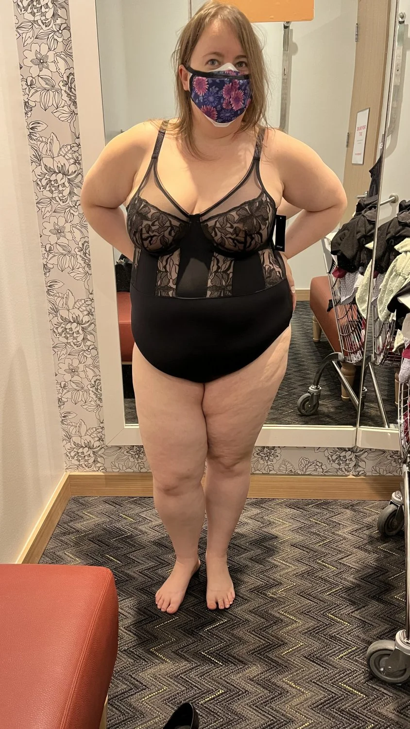 Perving out on my fat wife in the fitting room + more! Please repost image 9