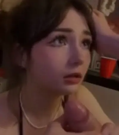 Sweet teen bitch giving blowjob cover image