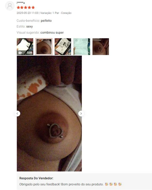 Avaliações da shopee - piercing no peito, prints 1.0 image 18