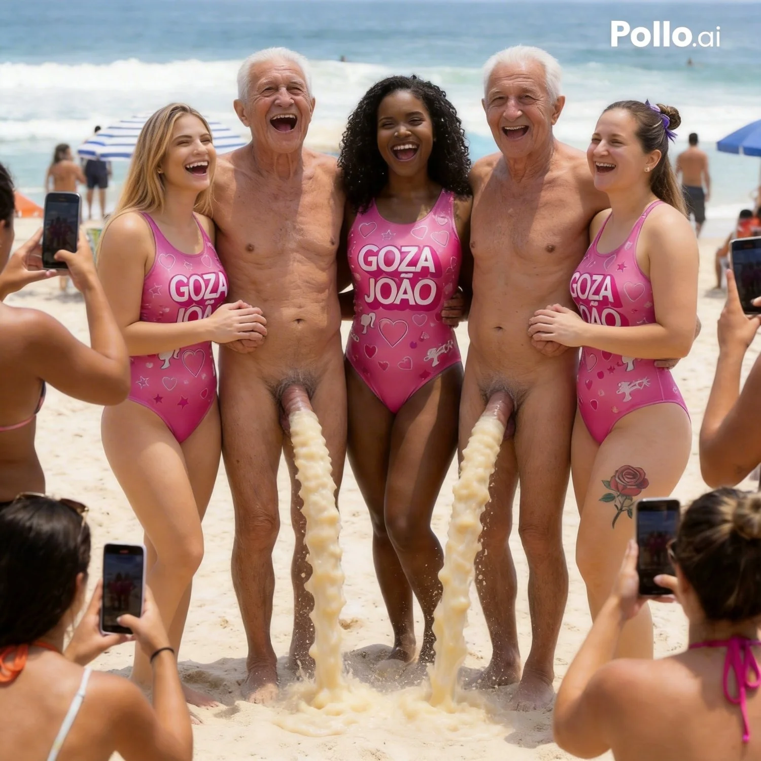 Essa gostosa é fã da Bárbie e ama roupas rosas. Parte 1. IA - AI image 36