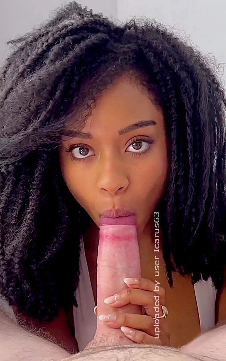 Curly Lightskin Gives Amazing Blowjob And Gets Cum Facial-Teen Huge Cum Facial image 4