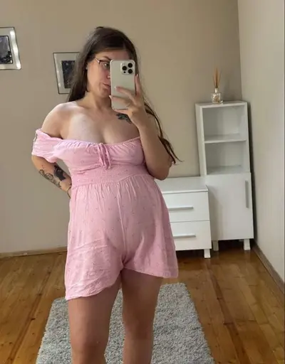 "influencer" modeling her clothes cover image