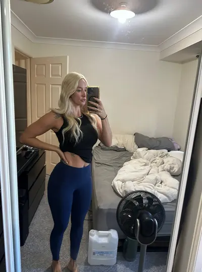 Curvy little blonde slut ready to play cover image