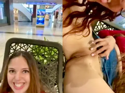 Gf eats her out in the middle of the mall cover image