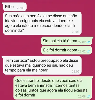Mamãs está ótima com o Filho! cover image