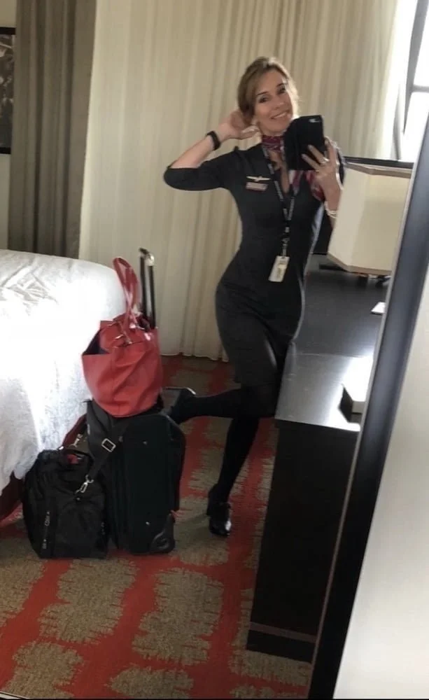 Hot MILF Flight Attendant ans Whore image 9