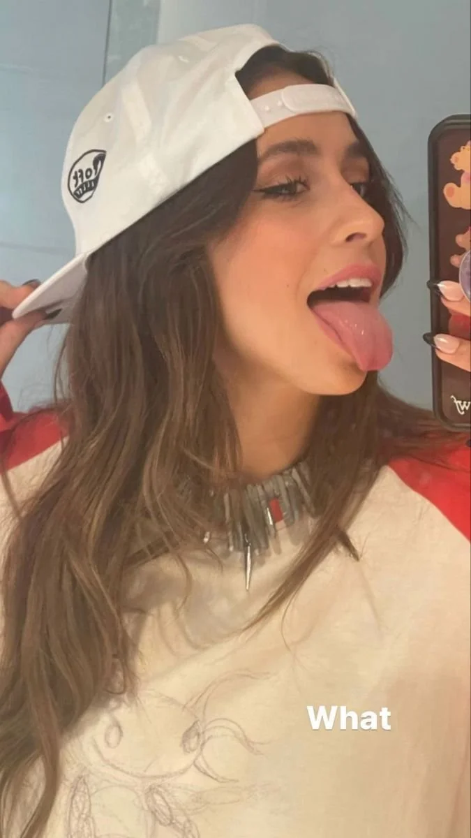 Tate Mcrae tongue out image 2