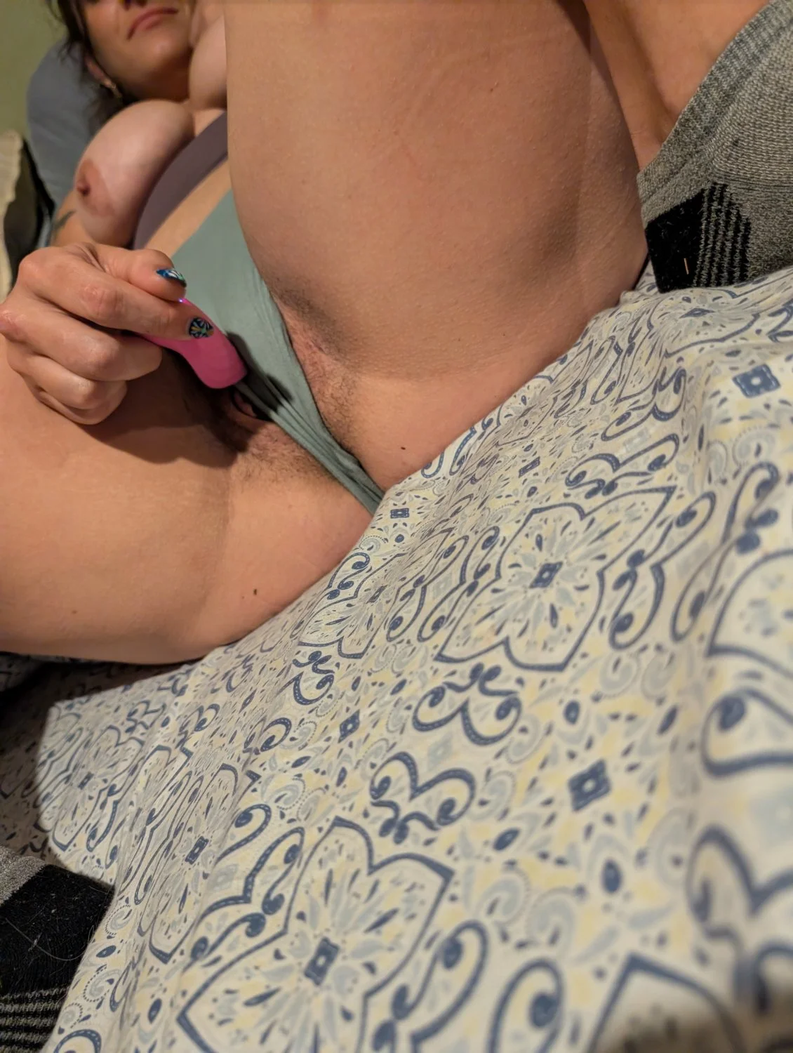 Wife in panties masturbating image 8