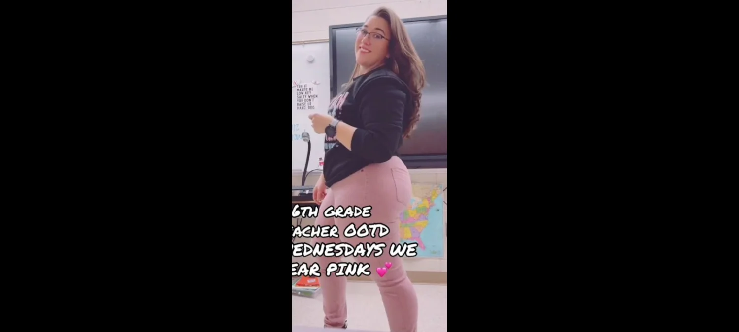 MyType Teacher #5 Curvy PAWG w/ Glasses Outfit Check image 2