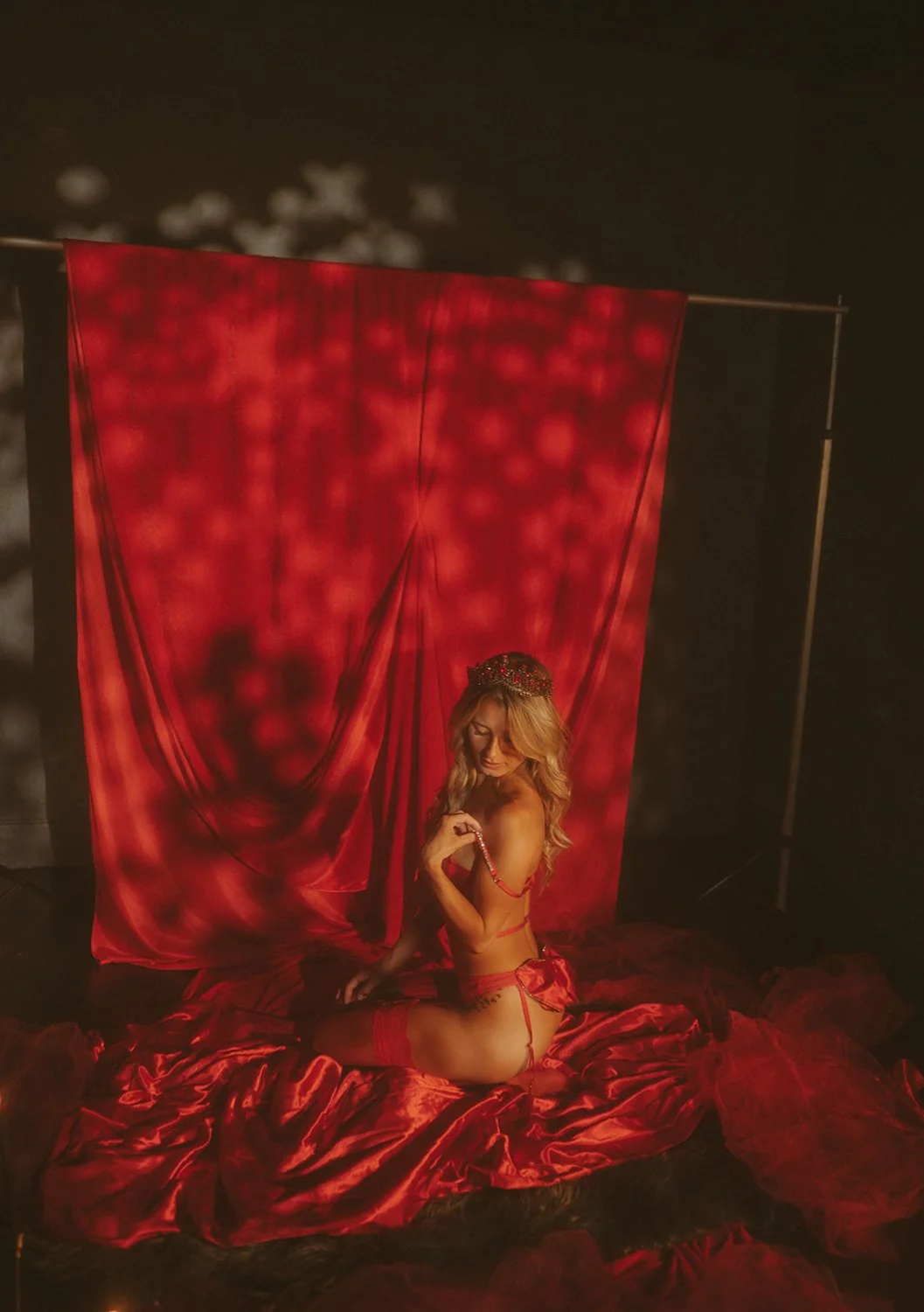 Busty blonde angel boudoir image 28