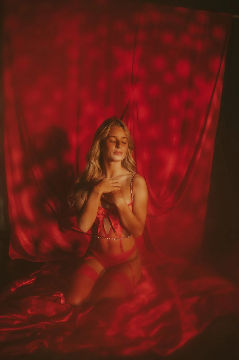 Busty blonde angel boudoir image 39