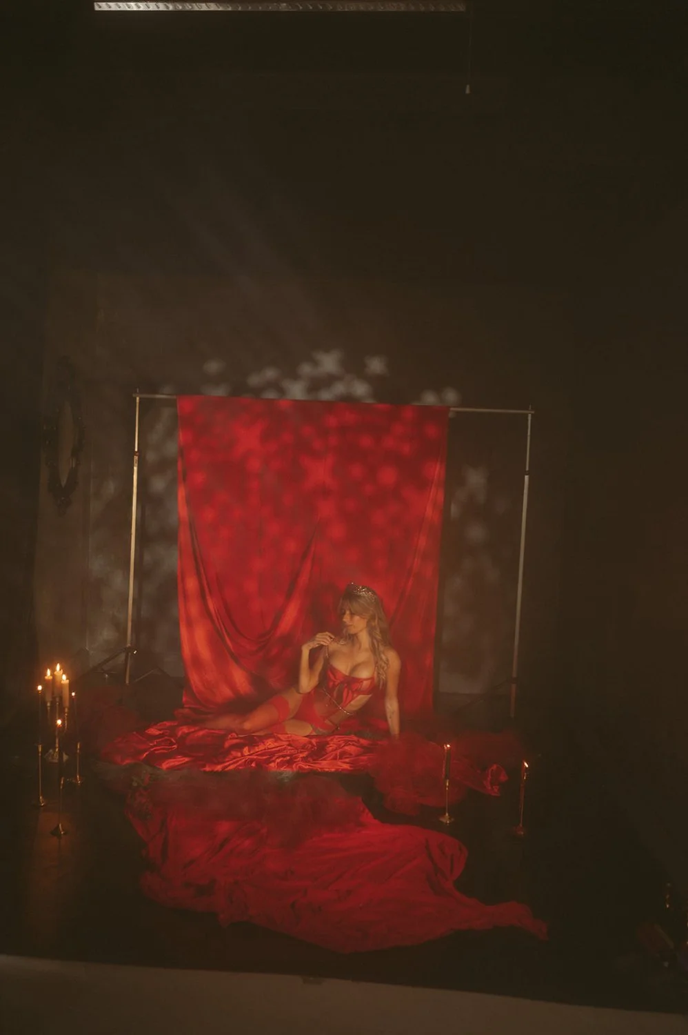 Busty blonde angel boudoir image 45