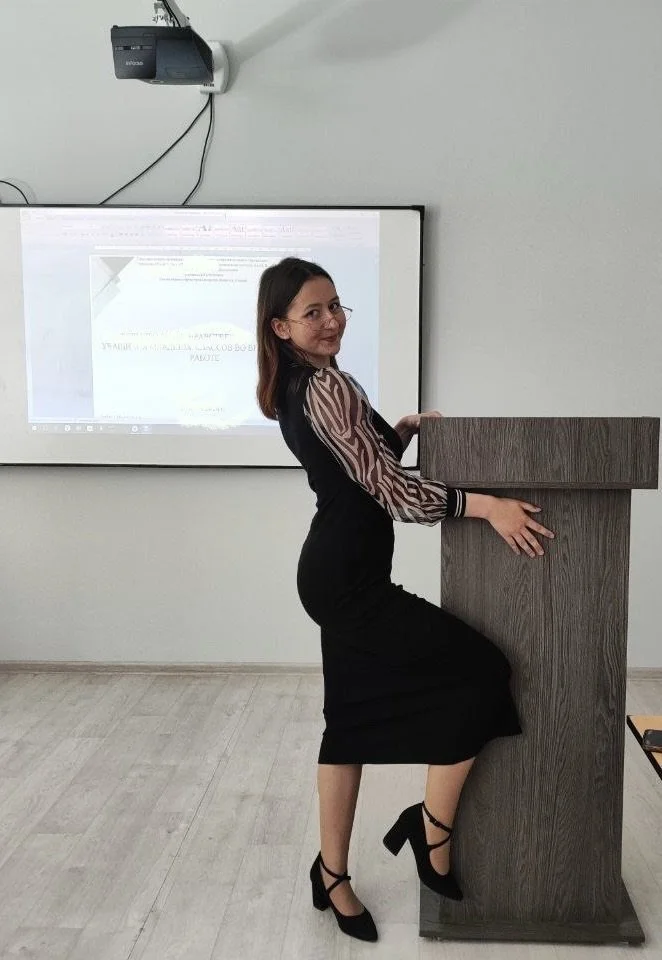 Young teacher just a little whore image 1