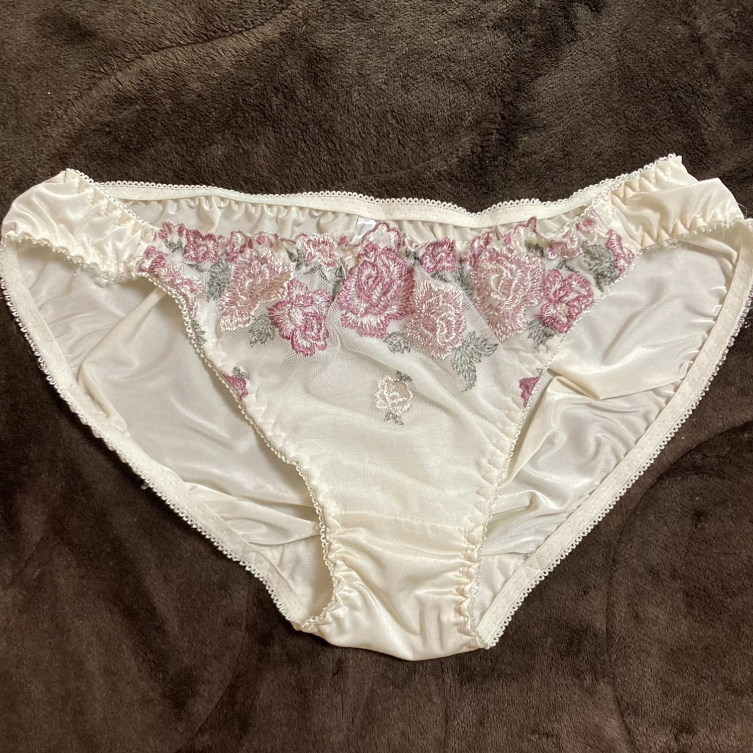 Wet panties on dumb pig whore's head image 2