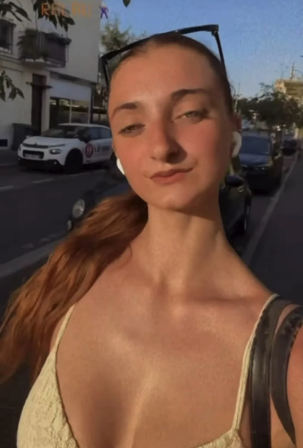 French sexy tiktok slut big ass nude boobs spy leak petite bikini image 10
